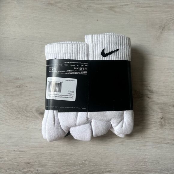Nike Everyday Plus 6-pk Dri-FIT Cushion Crew Training Socks‎ (M6-8 W6-10) NWT - Picture 7 of 7